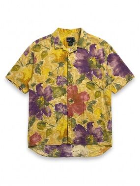 Vintage Jams World Men’s XL Hawaiian Aloha Shirt Rayon Made in Hawaii Multicolor
